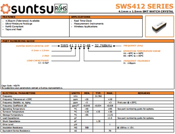 SWS412 4115 SWS412 4115