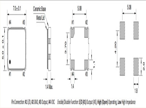 QTX733A16.0000B15M,16MHz,7050mm,Quarztechnik時鐘振蕩器 QTX733A16.0000B15M,16MHz,7050mm,Quarztechnik時鐘振蕩器