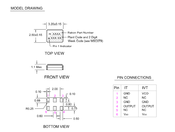 IT3200C 3225 TCXO IT3200C 3225 TCXO