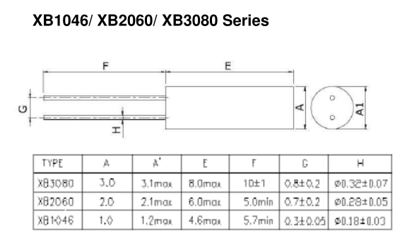 XB1046 XB2060 XB3080 XB1046 XB2060 XB3080