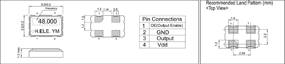 HSO531S 5032 OSC HSO531S 5032 OSC