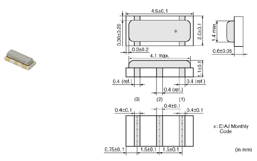 CSTCR4M00G15L99-R0 4.5-2.0 CSTCR4M00G15L99-R0 4.5-2.0