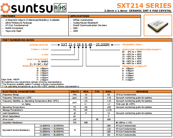 SXT214 SXT214