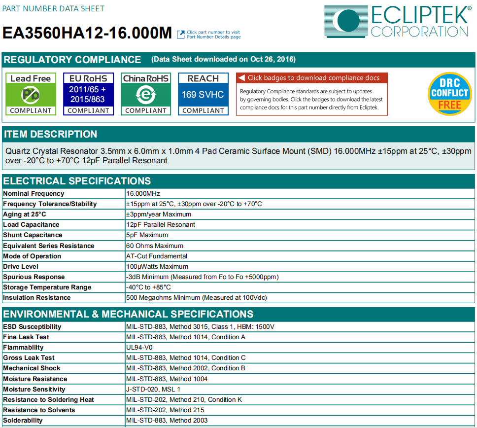 EA3560HA12-16.000M 6035 EA3560HA12-16.000M 6035