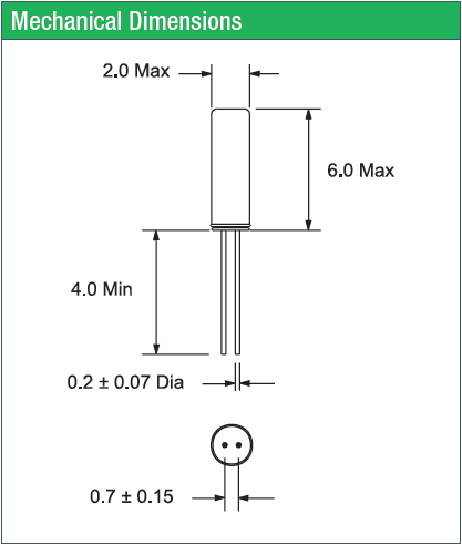 QTM26T 2_6mm QTM26T 2_6mm