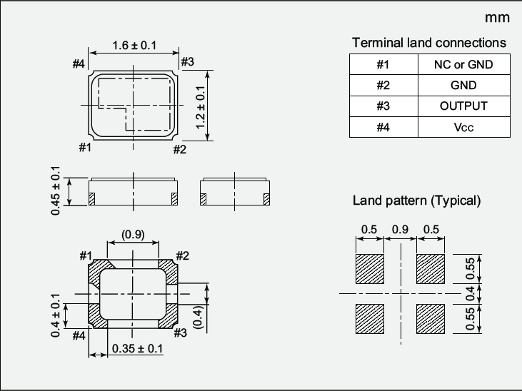 NT1612AB 1612 TCXO NT1612AB 1612 TCXO