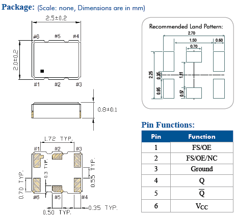 NX21SA 2520 OSC NX21SA 2520 OSC