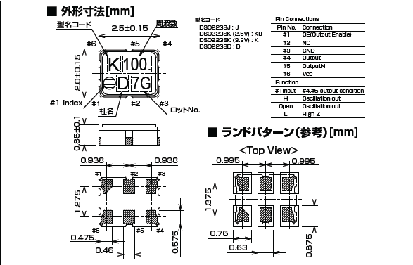 DSO223SJ (LVDS) DSO223SJ (LVDS)