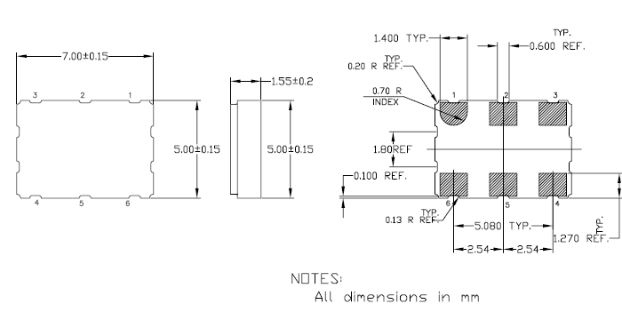 8N3S270 7050 LVPECL 8N3S270 7050 LVPECL