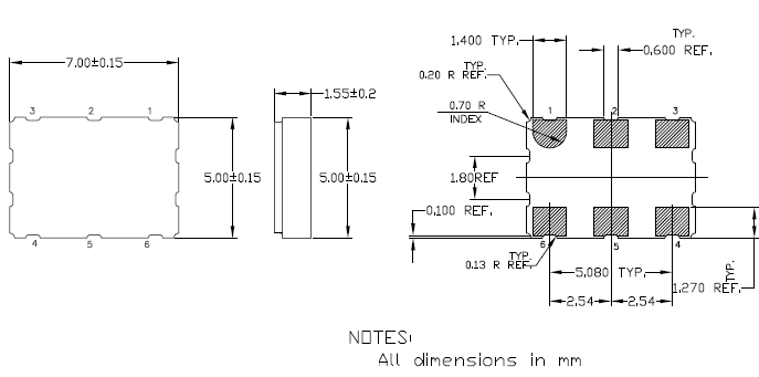 8N4DV85 7050 VCXO LVDS 8N4DV85 7050 VCXO LVDS