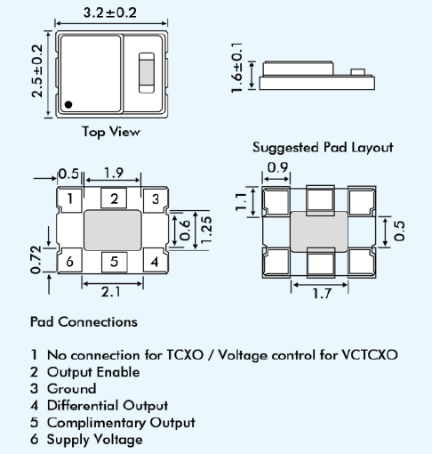 EMQN326D 3225 TCXO LVDS EMQN326D 3225 TCXO LVDS
