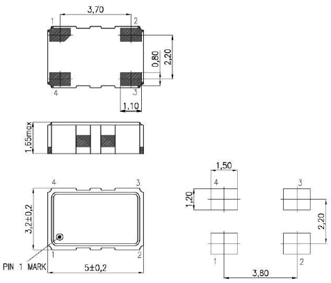 T-53S3 5032 TCXOS T-53S3 5032 TCXOS