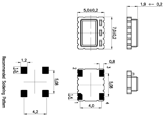T-75 7050 TCXO T-75 7050 TCXO