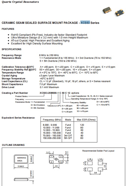 XCS53-1 XCS53-1