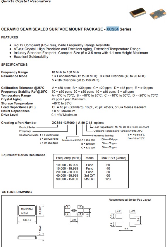 XCS64-1 XCS64-1