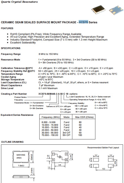 XCS75-1 XCS75-1